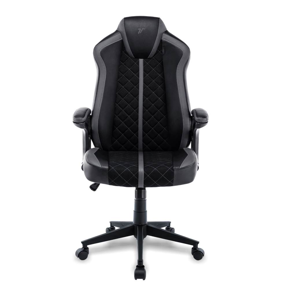 เก้าอี้เกมมิ่ง TTRacingDuo V4 หนัง PU สีเทา